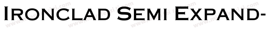 Ironclad Semi Expand字体转换
